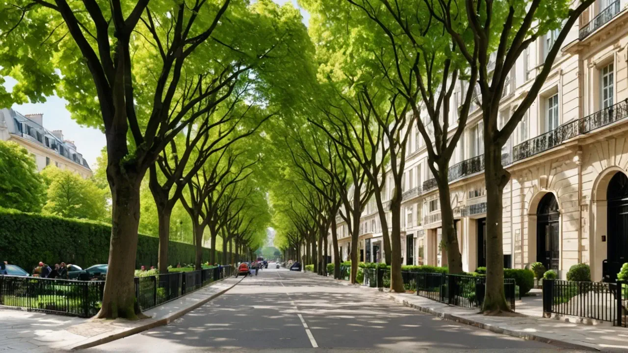 Rue des Poissonniers à Neuilly-sur-Seine, devant les bureaux du cabinet de gestion de patrimoine Leduc & Associés
