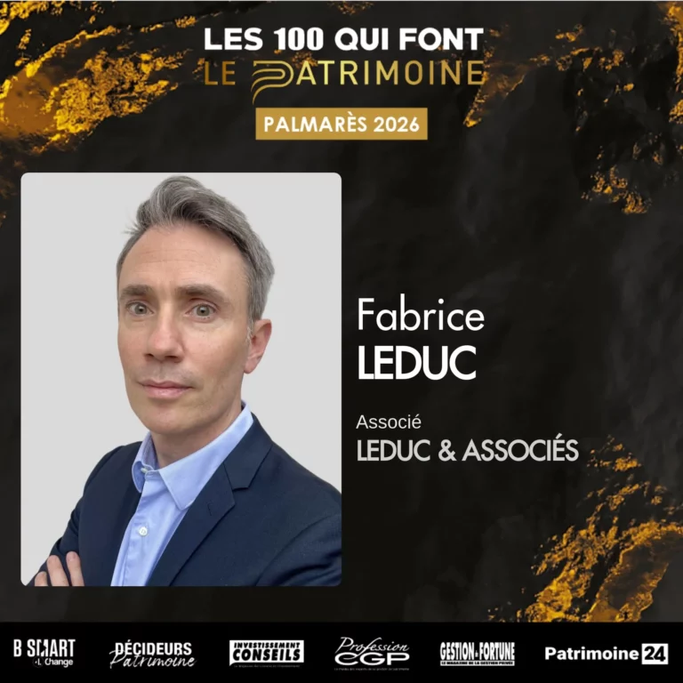 Fabrice Leduc distingu&eacute; dans le palmar&egrave;s 100 qui font le patrimoine 2026 &ndash; Leduc & Associ&eacute;s