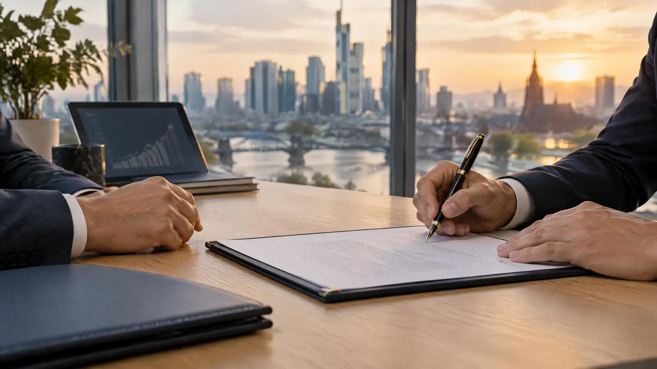 Direct lending : signature d'un contrat de prêt entre un fonds de dette privée et une entreprise européenne